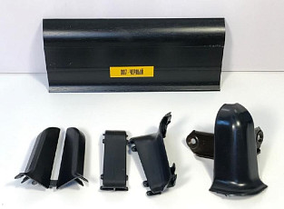 Плинтус Плинтус Ideal Comfort 55mm Черный 007 фото 1 | FLOORDEALER